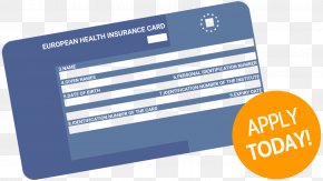 Health - European Health Insurance Card Carte D'assurance Maladie PNG