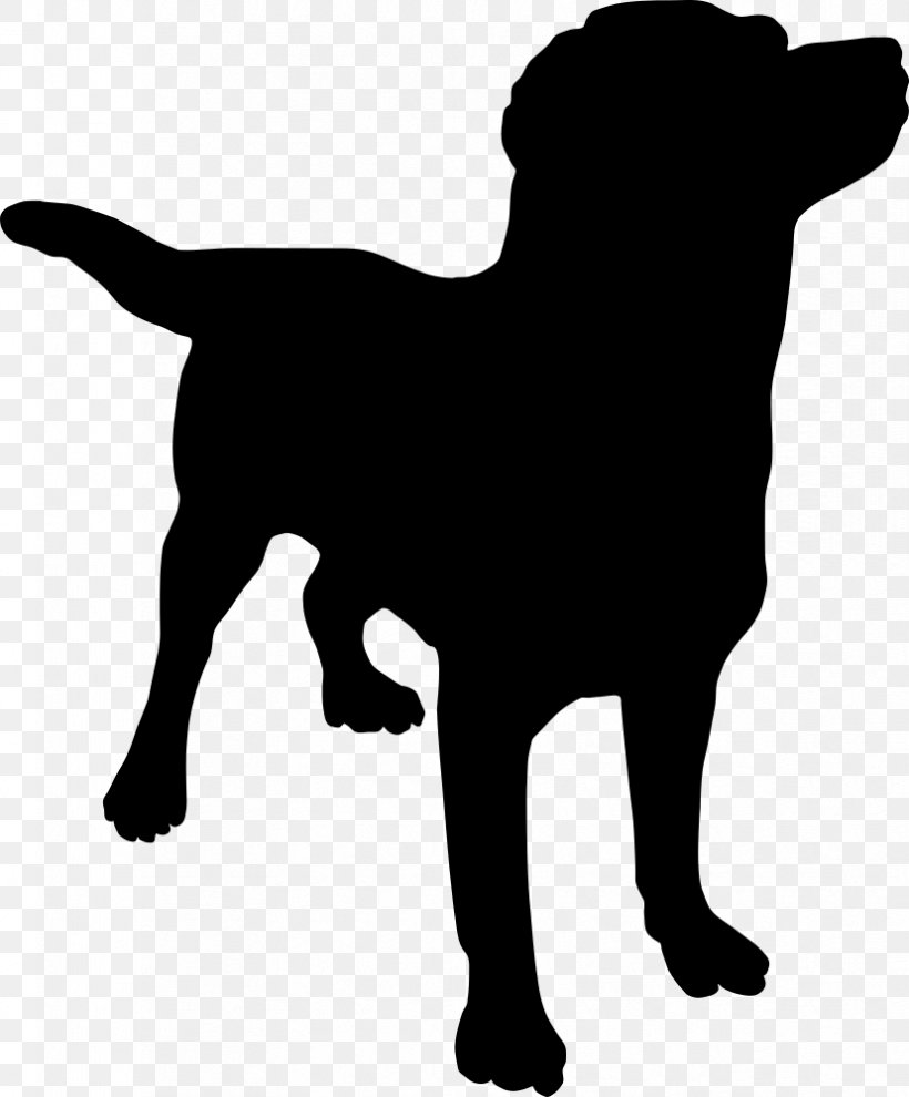 Labrador Retriever Silhouette Clip Art, PNG, 828x1000px, Labrador Retriever, Black, Black And White, Carnivoran, Dog Download Free