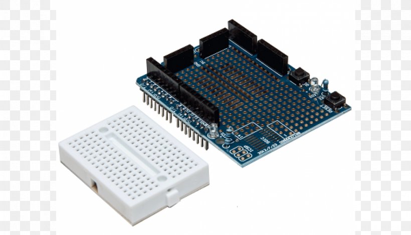 Microcontroller Breadboard Transistor Arduino Electronics, PNG ...
