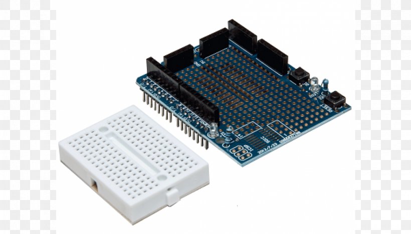 Microcontroller Breadboard Transistor Arduino Electronics, PNG, 1200x686px, Microcontroller, Arduino, Auto Part, Breadboard, Capacitor Download Free