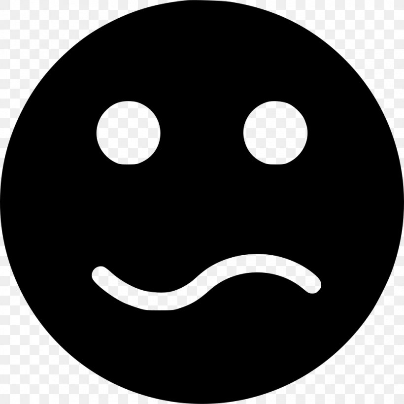 Smiley Emoticon, PNG, 980x980px, Smiley, Black And White, Emoticon, Face, Facial Expression Download Free