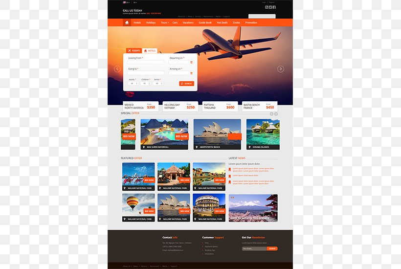 Responsive Web Design Web Page Travel Web Template System, PNG, 550x550px, Responsive Web Design, Advertising, Bookingcom, Brand, Display Advertising Download Free