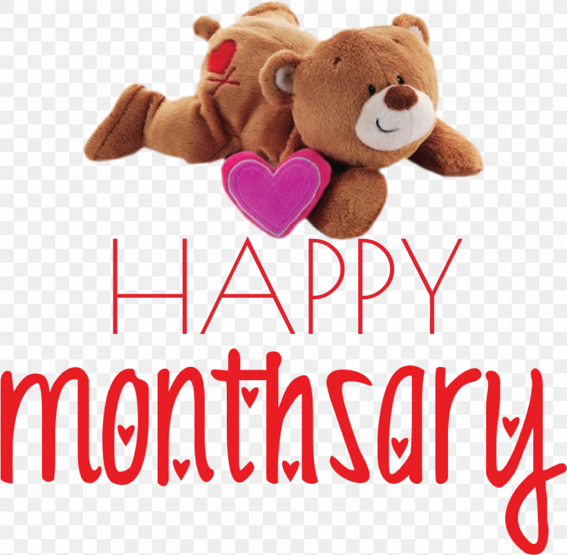 Happy Monthsary, PNG, 3000x2939px, Happy Monthsary, Bears, Biology, Heart, M095 Download Free