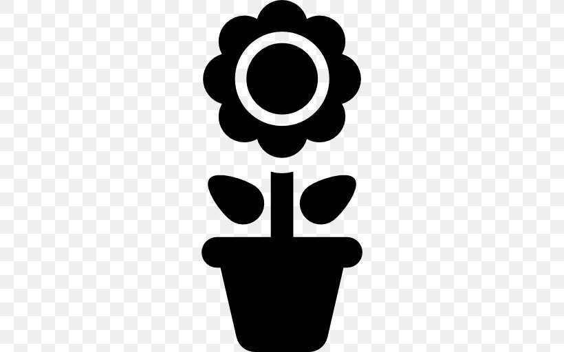 Flower Logo Clip Art, PNG, 512x512px, Flower, Black And White, Floral Design, Logo, Monochrome Download Free