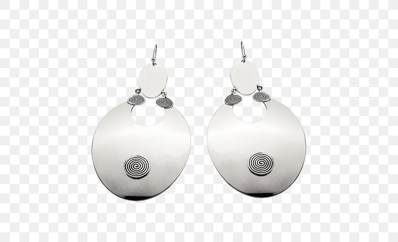 Earring Silver White, PNG, 500x500px, Earring, Black And White, Earrings, Jewellery, Silver Download Free