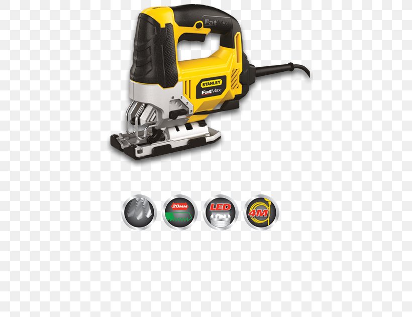 Stanley JIGSAW 710W. Electronics And Pendulous. Stanley Hand Tools Stanley Fatmax 710W 240V 3 Stage Pendulum Action Jigsaw Fme340k-Bqgb Power Tool, PNG, 427x631px, Stanley Hand Tools, Angle Grinder, Blade, Cutting, Hardware Download Free