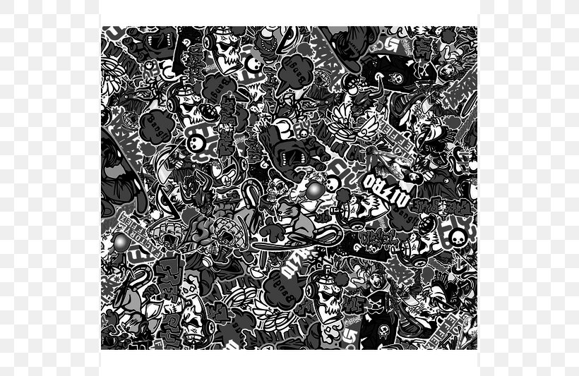 Black And White Pattern Foil, PNG, 800x533px, Black And White, Black, Black M, Foil, Graffiti Download Free