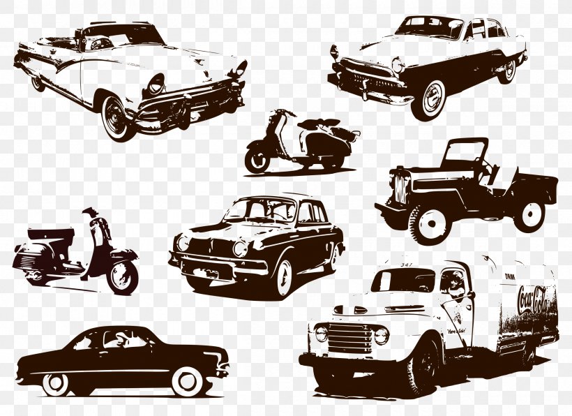 Car Vehicle Clip Art, PNG, 2400x1745px, Car, Automotive Design, Automotive Exterior, Black And White, Brand Download Free