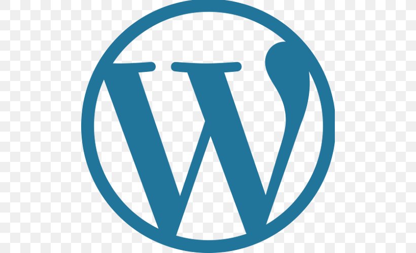 WordPress Content Management System Blog, PNG, 500x500px, Wordpress, Blog, Brand, Content Management System, Electric Blue Download Free