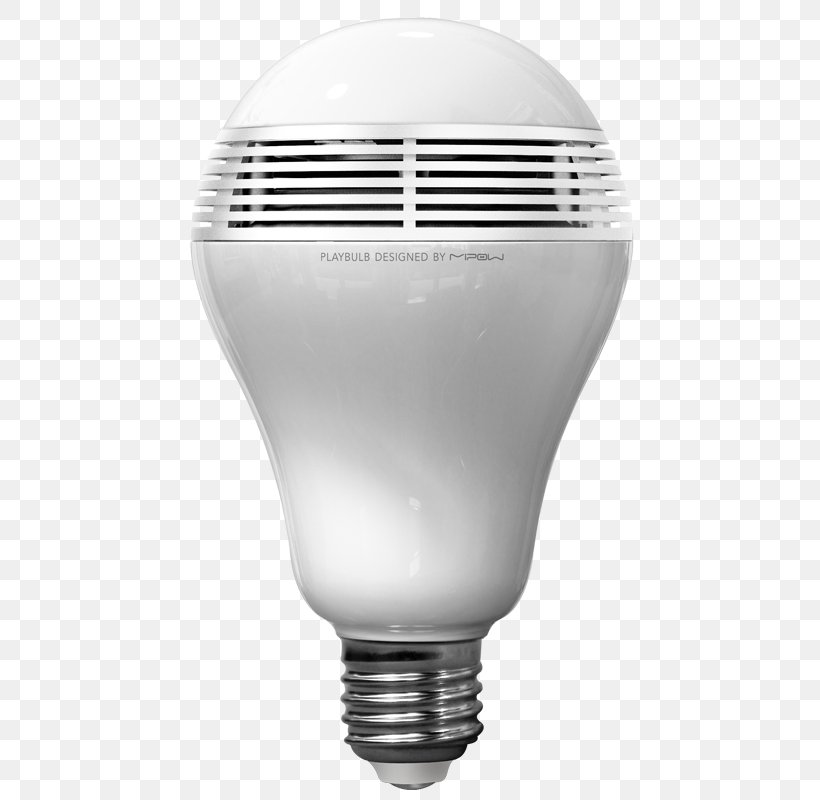 Incandescent Light Bulb MiPow Playbulb Loudspeaker Wireless Speaker, PNG, 800x800px, Light, Bluetooth, Bluetooth Low Energy, Computer Speakers, Incandescent Light Bulb Download Free
