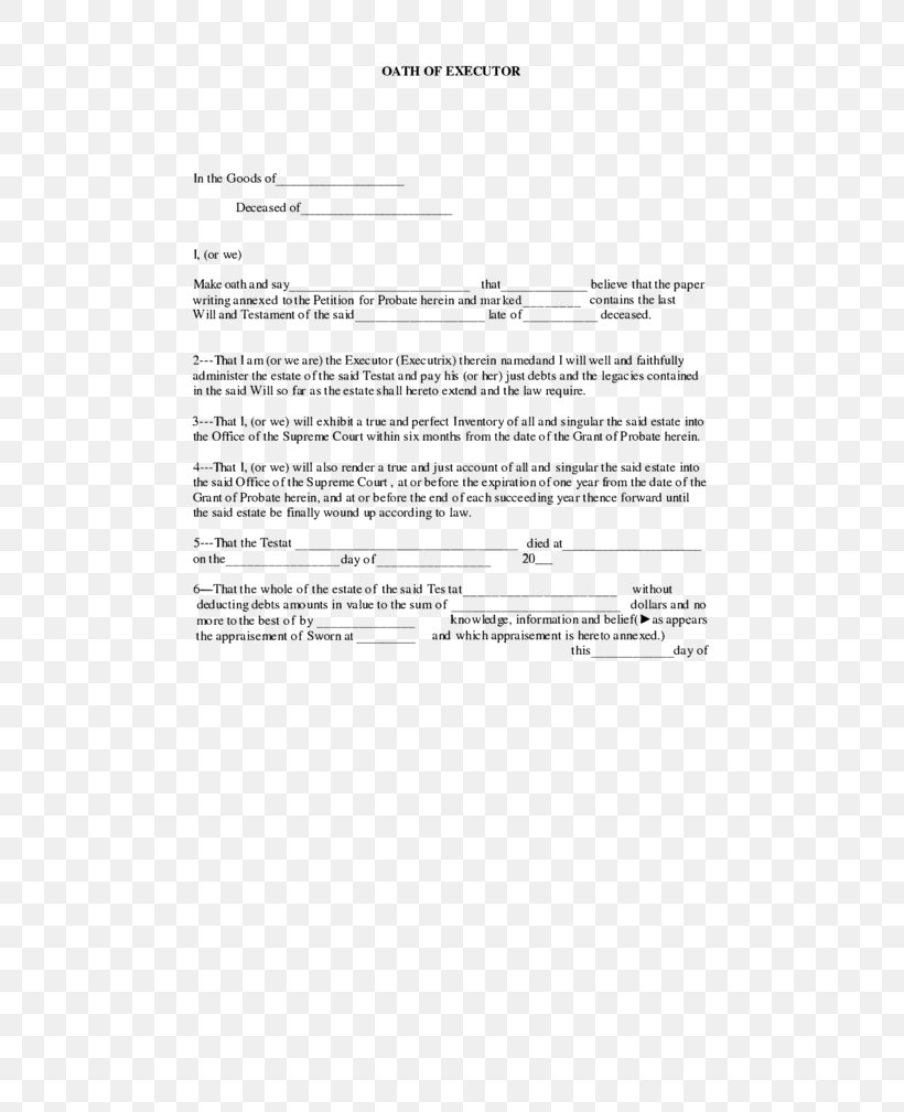 executor-letter-of-resignation-document-estate-png-613x1009px