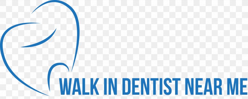 Logo Brand Dentist Line Font, PNG, 3467x1393px, Logo, Area, Blue, Brand, Dentist Download Free
