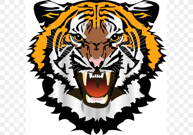Bengal Tiger Cat South China Tiger Roar Clip Art, PNG, 600x574px, Bengal Tiger, Big Cats, Carnivoran, Cat, Cat Like Mammal Download Free