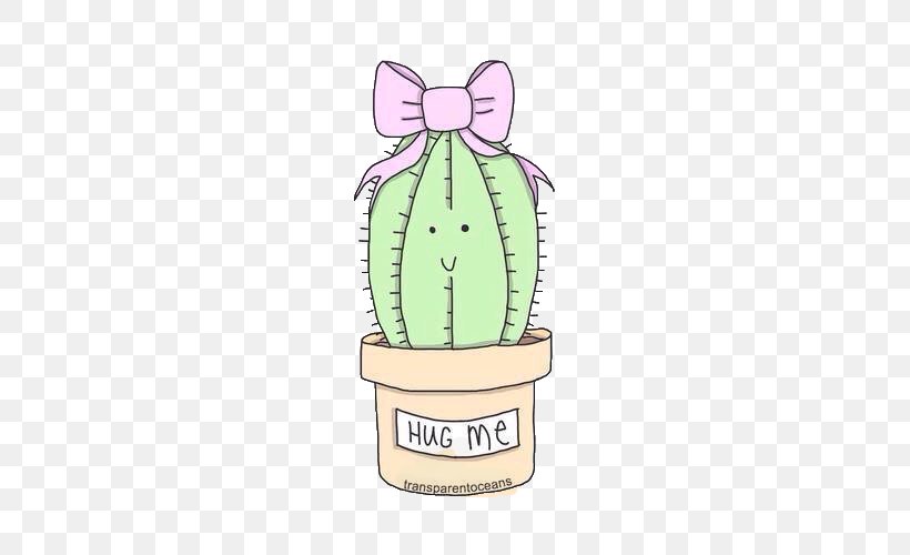 Cactaceae Drawing Tumblr Pine, PNG, 500x500px, Cactaceae, Cartoon, Drawing, Flower, Flowering Plant Download Free