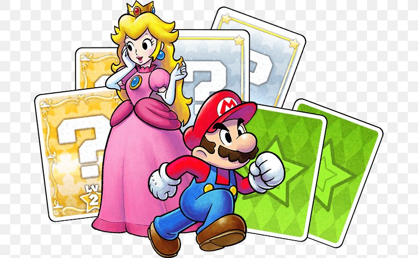 Mario & Luigi: Paper Jam Mario & Luigi: Superstar Saga Paper Mario, PNG, 687x506px, Mario Luigi Paper Jam, Amiibo, Area, Art, Card Game Download Free