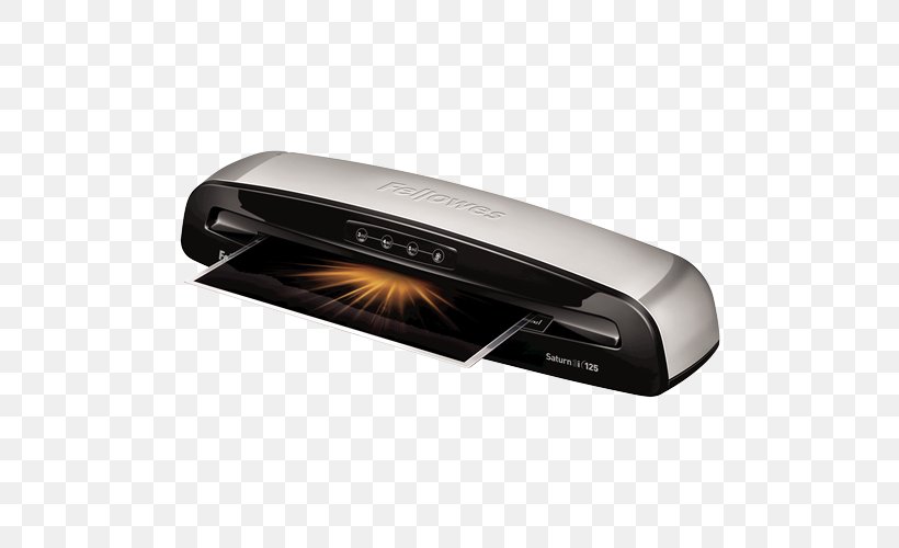 Pouch Laminator Lamination Heated Roll Laminator Fellowes Brands Cold Roll Laminator, PNG, 500x500px, Pouch Laminator, Automotive Exterior, Cold Roll Laminator, Electronics, Fellowes Brands Download Free