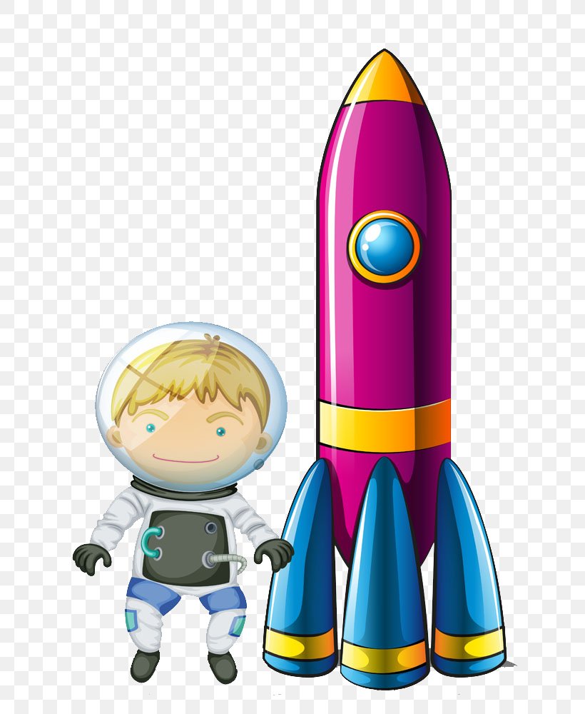 Rocket Astronaut Outer Space Euclidean Vector Illustration, PNG, 708x1000px, Rocket, Astronaut, Can Stock Photo, Color, Drawing Download Free