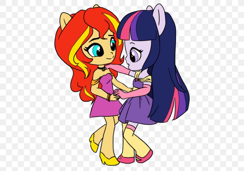 Pony Clip Art Sunset Shimmer YouTube, PNG, 500x573px, Watercolor, Cartoon, Flower, Frame, Heart Download Free