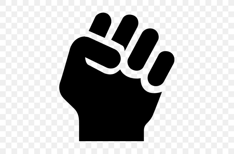 Raised Fist Download Clip Art, PNG, 540x540px, Raised Fist, Black And White, Finger, Fist, Hand Download Free