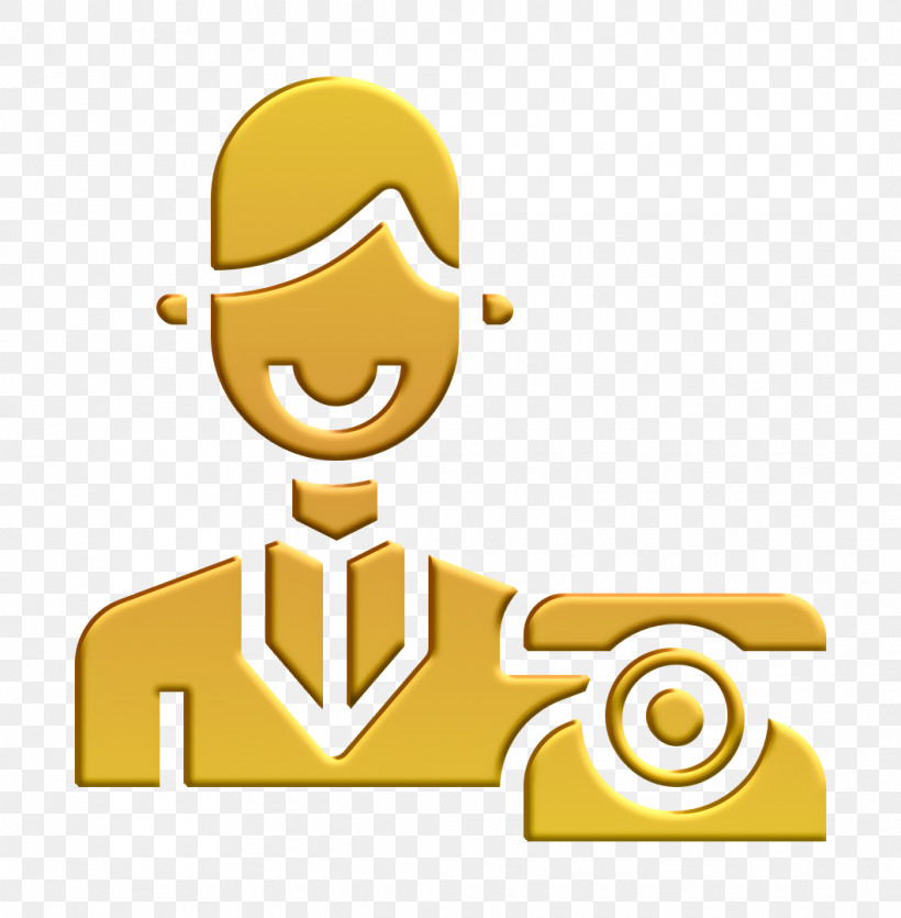 Contact And Message Icon Reception Icon Receptionist Icon, PNG, 1060x1080px, Contact And Message Icon, Reception Icon, Receptionist Icon, Symbol, Yellow Download Free