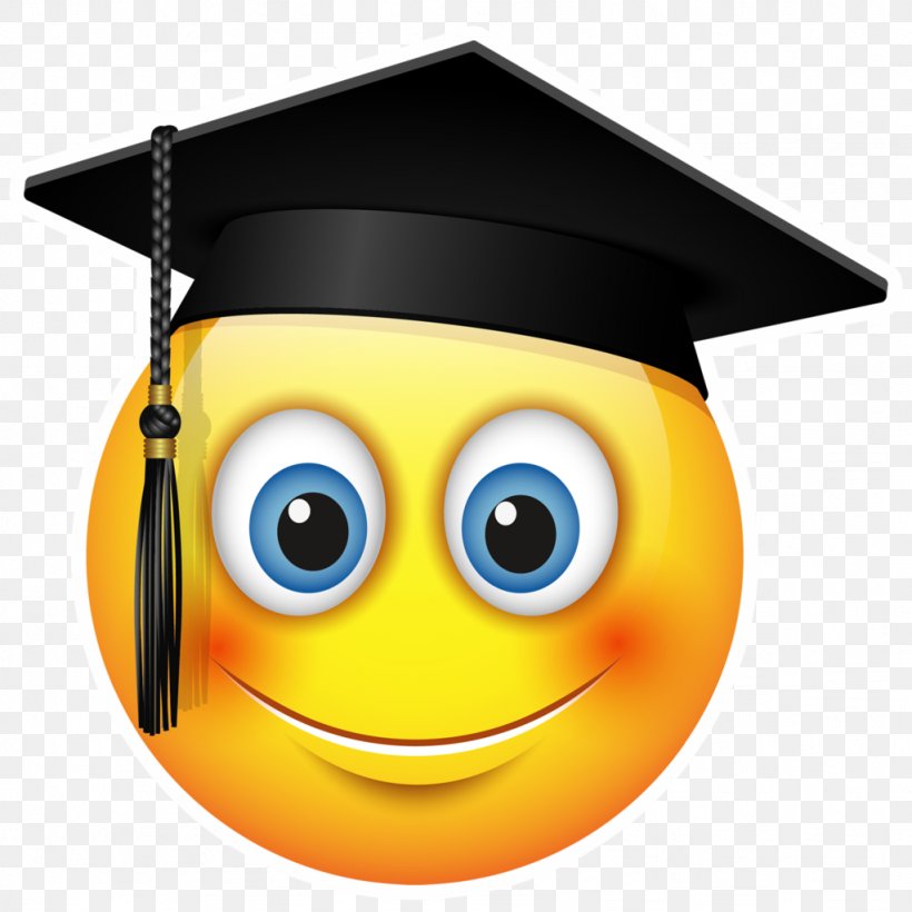 Graduation Ceremony Emoticon Emoji Smiley Square Academic Cap, PNG, 1024x1024px, Graduation Ceremony, Emoji, Emoticon, Royaltyfree, Smile Download Free