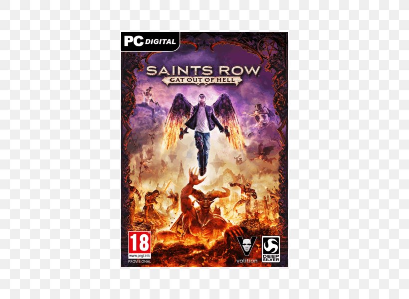 Saints Row: Gat Out Of Hell Saints Row IV Xbox 360 Saints Row 2, PNG, 600x600px, Saints Row Gat Out Of Hell, Achievement, Action Figure, Film, Pc Game Download Free