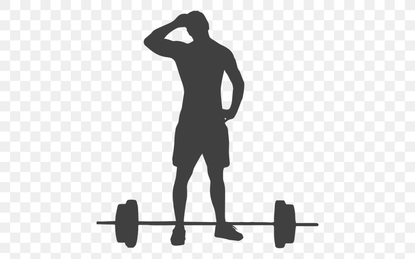 Silhouette Barbell Weight Training Fitness Centre Image, PNG, 512x512px, Silhouette, Arm, Balance, Barbell, Bodybuilding Download Free