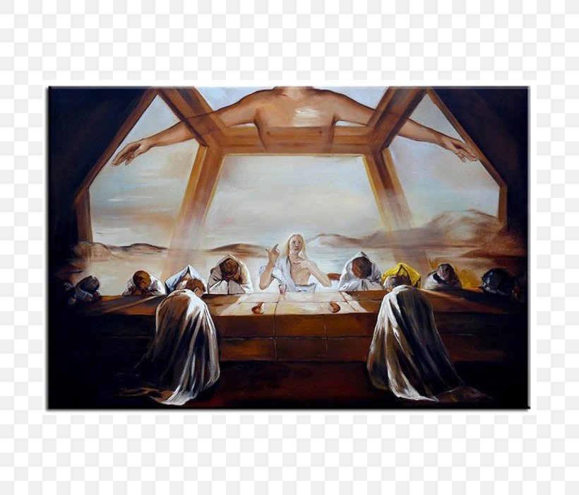 The Sacrament Of The Last Supper Dream Caused By The Flight Of A Bee Around A Pomegranate A Second Before Awakening The Burning Giraffe Melting Watch, PNG, 700x700px, Sacrament Of The Last Supper, Art, Artist, Artwork, Kunstdruck Download Free