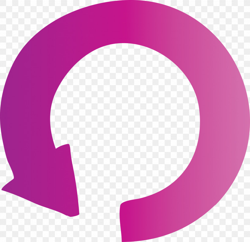 Circle Arrow Arrow, PNG, 3000x2914px, Circle Arrow, Arrow, Circle, Magenta, Pink Download Free