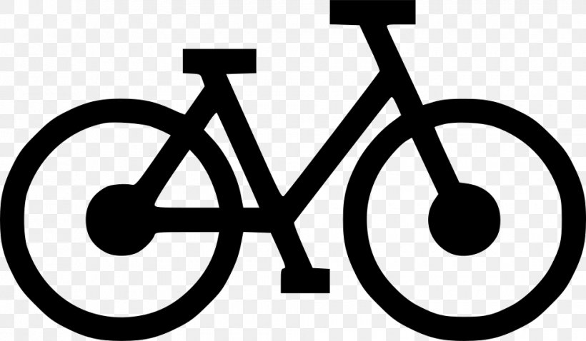 Hybrid Bicycle Two-wheeler Clip Art, PNG, 980x572px, Bicycle, Area, Bicycle Frames, Bicycle Wheel, Black And White Download Free