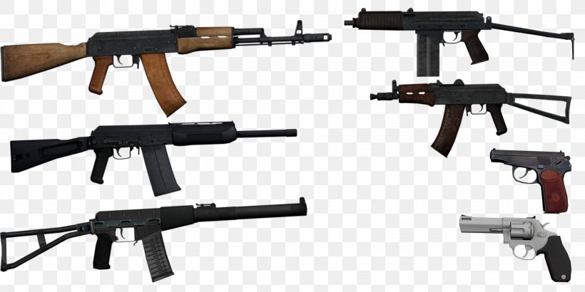 Firearm Weapon Tourette Syndrome AK-47, PNG, 2048x1024px, Watercolor, Cartoon, Flower, Frame, Heart Download Free