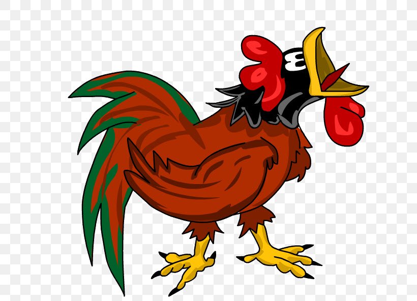 Rooster Chicken Foghorn Leghorn Drawing Caricature, PNG, 707x592px, Rooster, Animaatio, Artwork, Beak, Bird Download Free
