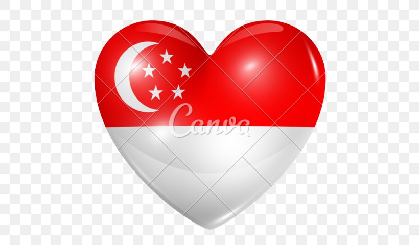 Stock Photography Flag Of Singapore Image Illustration, PNG, 640x480px, Stock Photography, Alamy, Drawing, Flag Of Singapore, Heart Download Free