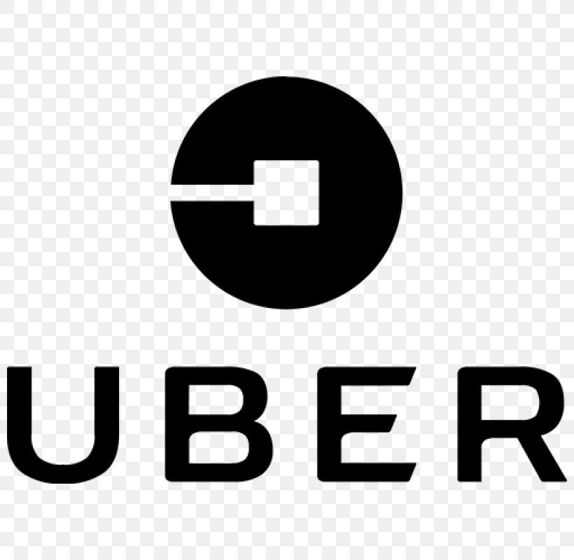 Uber Logo Decal Lyft, PNG, 800x800px, Uber, Area, Black And White, Brand, Business Download Free