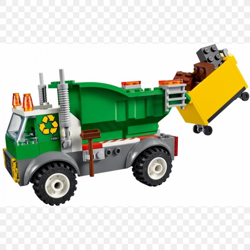 LEGO Juniors Toy Garbage Truck Construction Set, PNG, 1000x1000px, Lego, Construction Set, Garbage Truck, Lego 10680 Juniors Garbage Truck, Lego 60118 City Garbage Truck Download Free