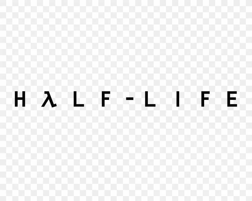 Logo Half-Life: Blue Shift Video Game PlayStation 2, PNG, 2000x1600px, Logo, Area, Art, Black, Brand Download Free