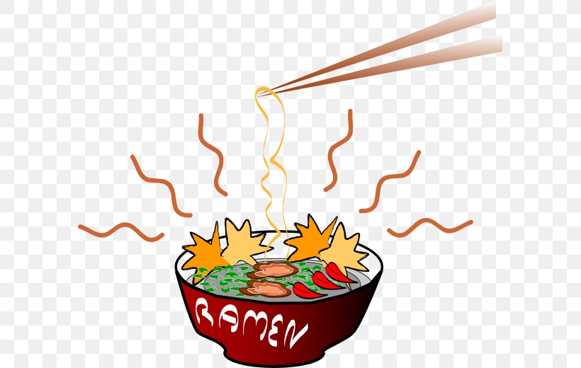 Ramen Instant Noodle Japanese Cuisine Asian Cuisine Clip Art, PNG, 600x520px, Ramen, Artwork, Asian Cuisine, Bowl, Cup Noodle Download Free