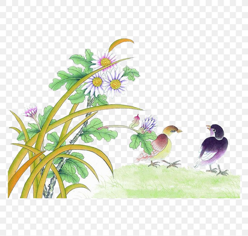 U56fdu753bu5c71u6c34 U82b1u9ce5u756bu6280u6cd5 Bird-and-flower Painting Gongbi Chinese Painting, PNG, 778x781px, Birdandflower Painting, Art, Beak, Bird, Branch Download Free