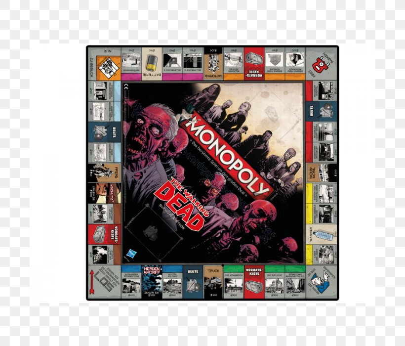 Winning Moves Monopoly The Walking Dead: Survival Instinct Michonne Game, PNG, 700x700px, Watercolor, Cartoon, Flower, Frame, Heart Download Free