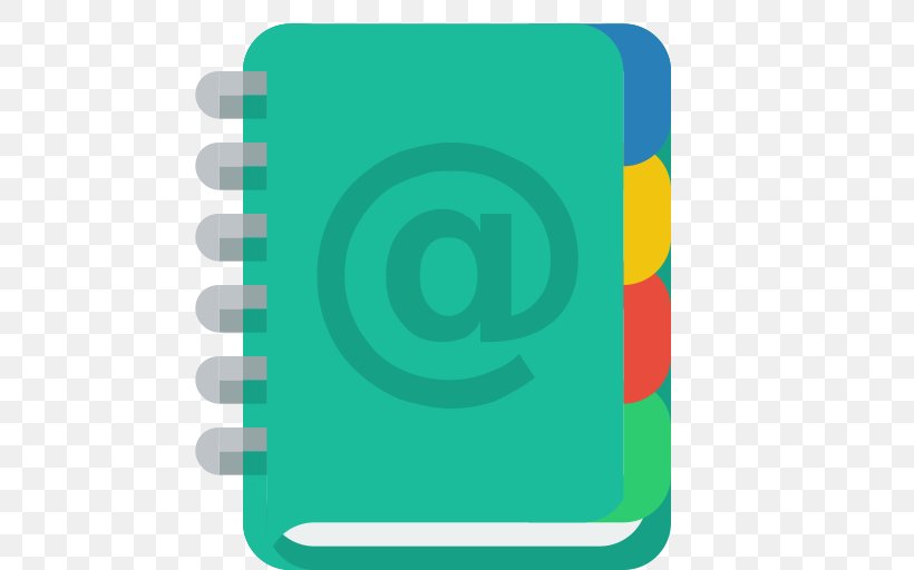 Address Book Telephone Directory, PNG, 512x512px, Address Book, Address, Book, Brand, Green Download Free