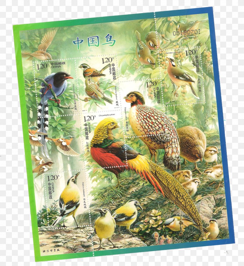 China Bird Postage Stamps Miniature Sheet Holiday Stamp, PNG, 1467x1600px, China, Beak, Bird, Collecting, Commemorative Stamp Download Free