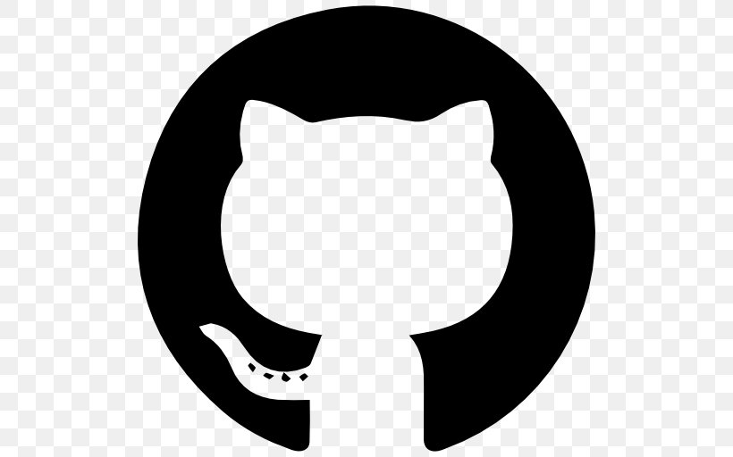 GitHub, PNG, 512x512px, Github, Black, Black And White, Carnivoran, Cat Download Free