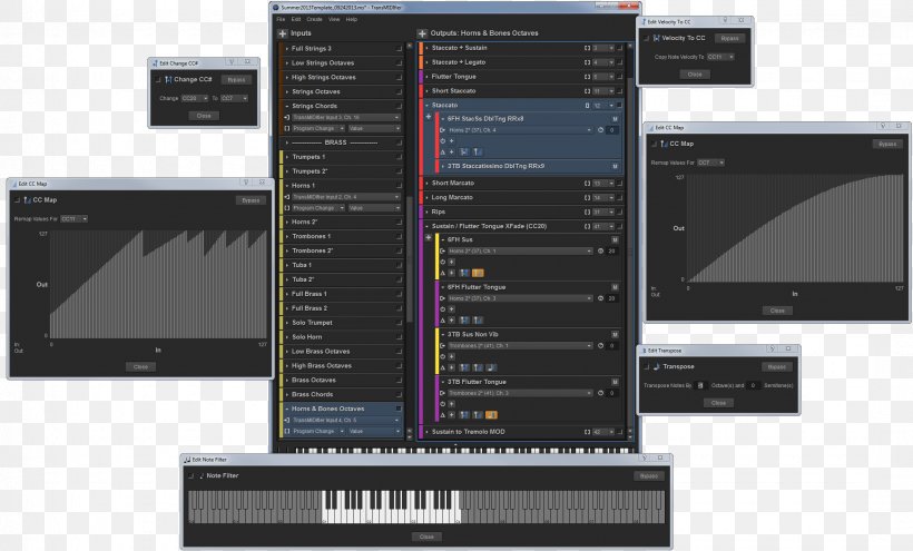 Screenshot Software Synthesizer Computer Software MIDI Virtual Studio Technology, PNG, 2155x1303px, Watercolor, Cartoon, Flower, Frame, Heart Download Free