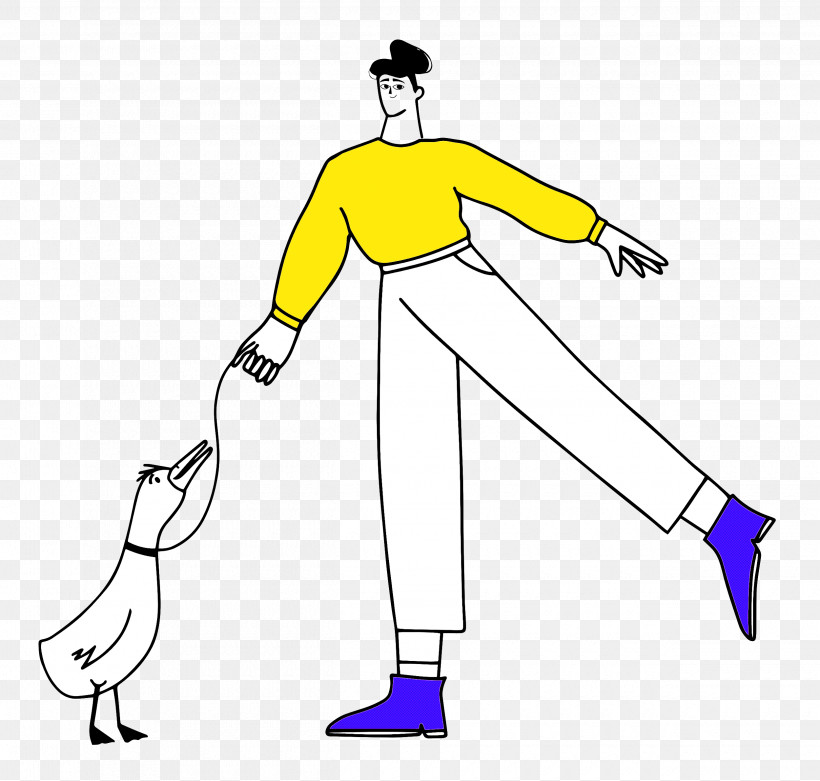 Walking The Duck Talking Duck, PNG, 2500x2382px, Shoe, Fashion, Joint, Line Art, Sports Equipment Download Free