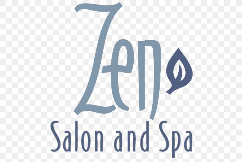 Zen Salon & Spa Beauty Parlour Logo Day Spa, PNG, 500x550px, Beauty Parlour, Area, Barber, Beauty, Blue Download Free