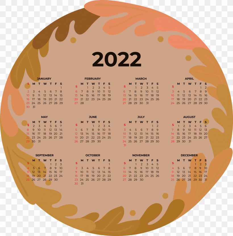 2022 Calendar 2022 Printable Yearly Calendar Printable 2022 Calendar, PNG, 2957x2999px, Calendar System, Annual Calendar, Calendar, February, Month Download Free