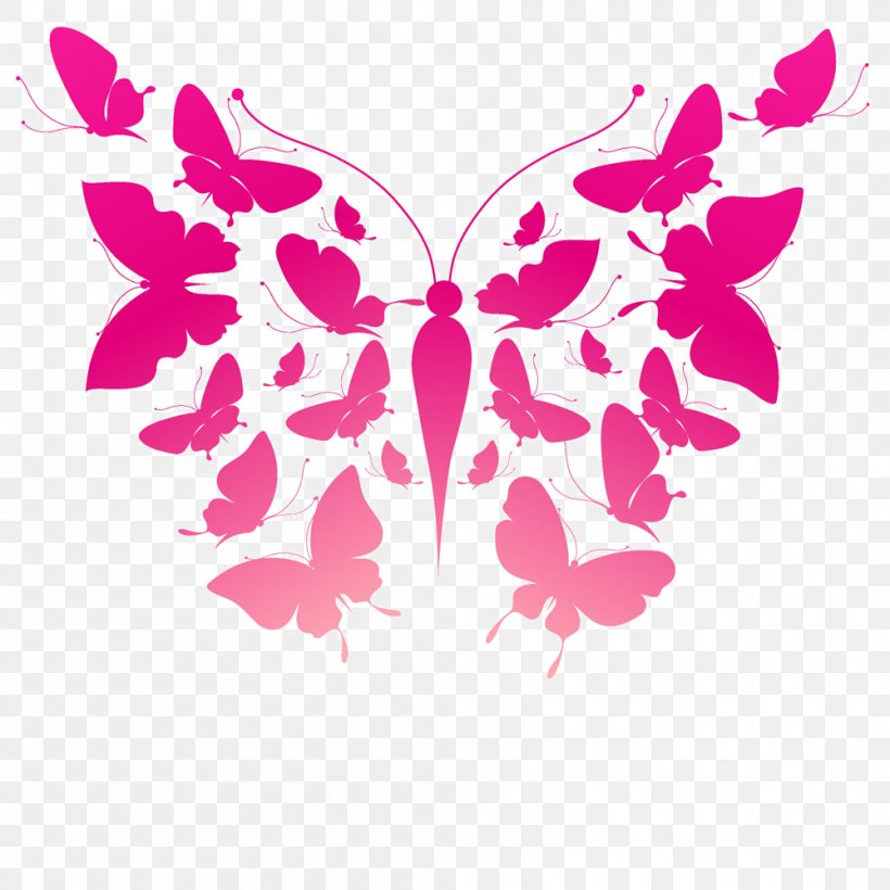 Icon, PNG, 1000x1000px, Vecteur, Butterfly, Computer Graphics, Heart, Insect Download Free