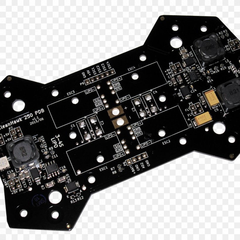 Microcontroller Distribution Board Quadcopter Electricity Electric Power Distribution, PNG, 1200x1200px, Microcontroller, Circuit Component, Computer Component, Distribution Board, Electric Power Distribution Download Free