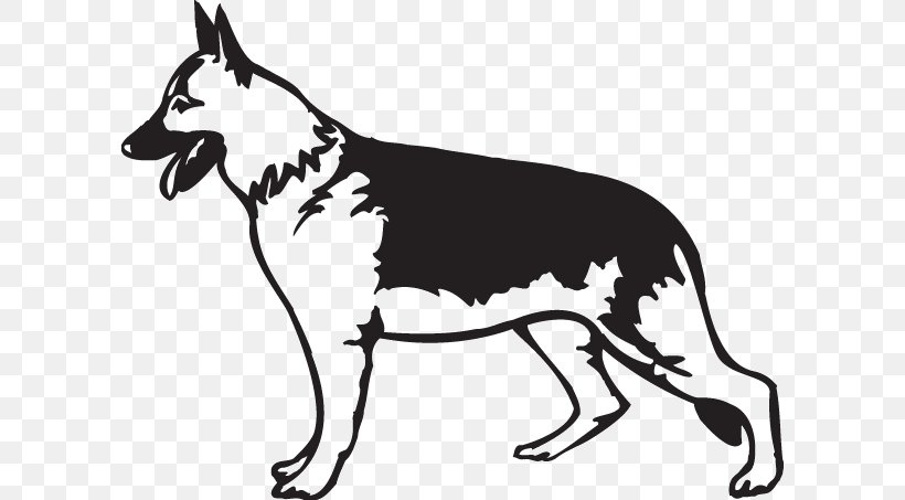Old German Shepherd Dog Puppy Great Dane Clip Art, PNG, 600x453px, German Shepherd, Artwork, Black And White, Carnivoran, Dog Download Free