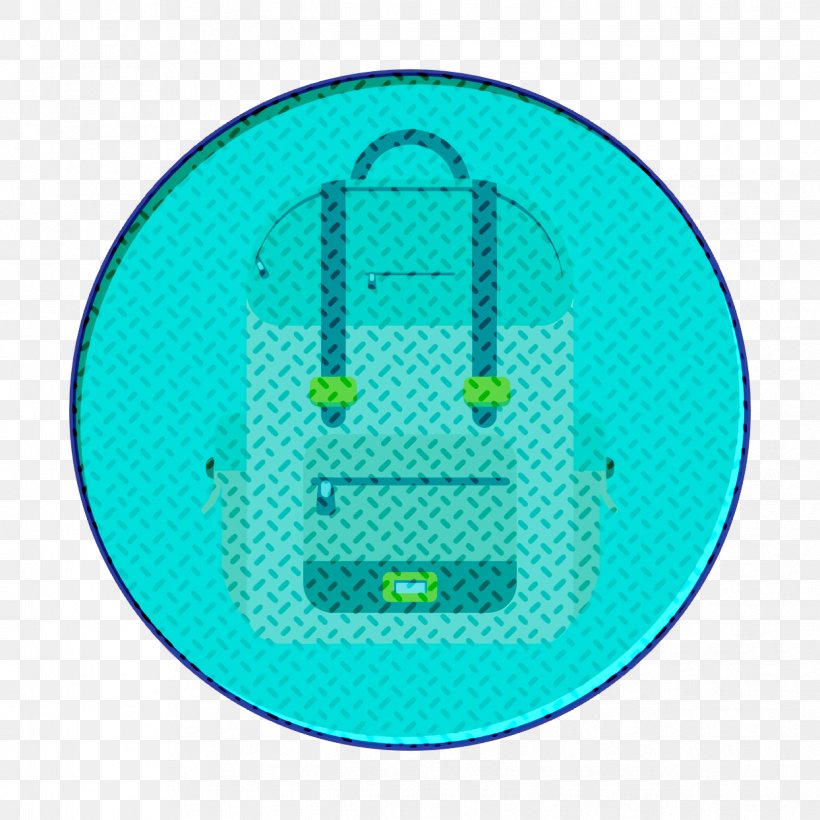 Backpack Icon Organized Backpack Icon School Backpack Icon, PNG, 1244x1244px, Backpack Icon, Aqua, Green, Organized Backpack Icon, School Backpack Icon Download Free
